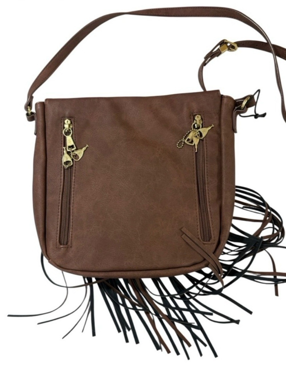 Browning Dakota Fringe Concealed Carry Crossbody Purse Holster Brown NWOT - Picture 2 of 12